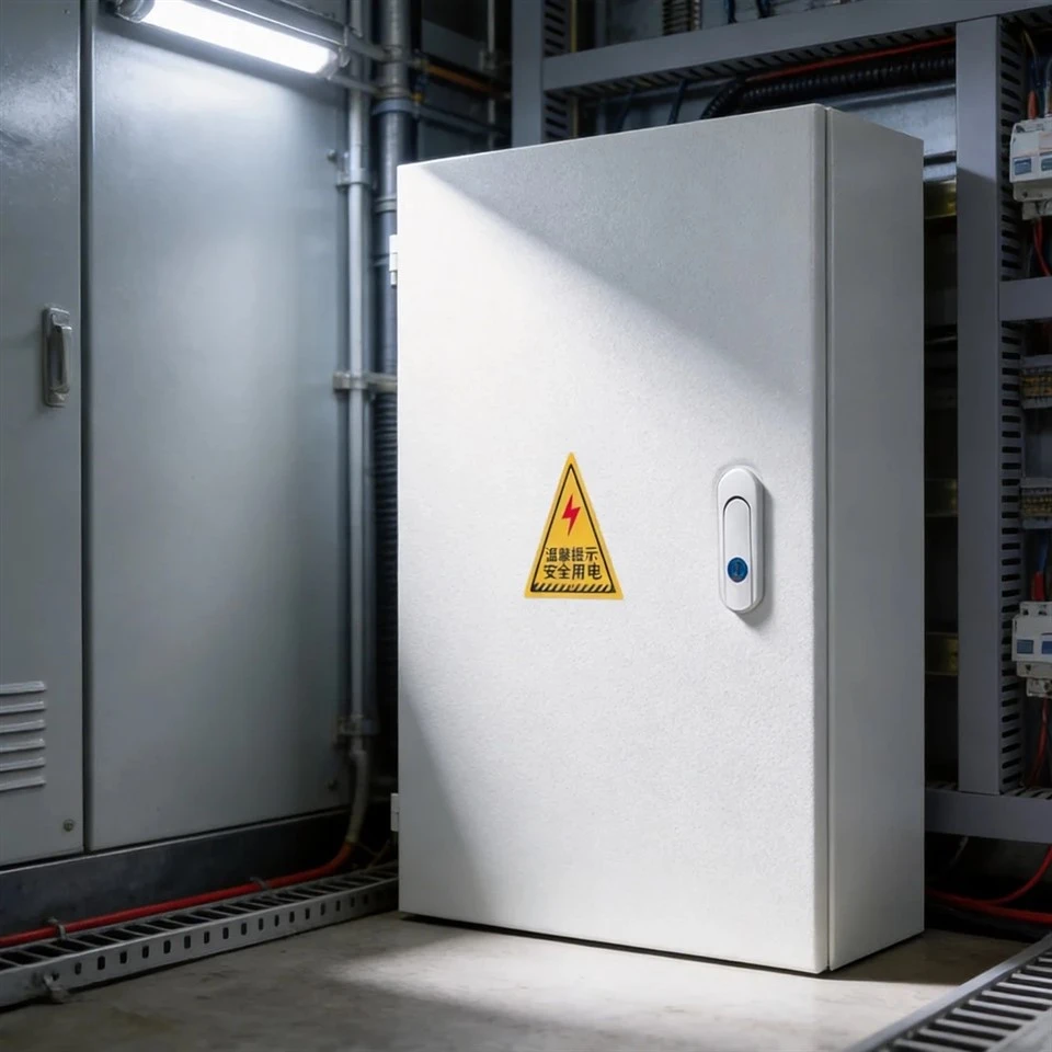Kovová rozvodná skříň Nástěnná skříň elektrického přístroje